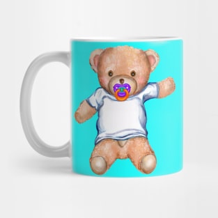 Baby Teddy Bear Toy with Pacifier Mug